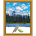 Amanti Art Wood Picture Frame, 26" x 32", Matted For 22" x 28", Townhouse Gold 1 thumbnail image