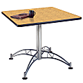 OFM Multipurpose 36" Square Table, Oak