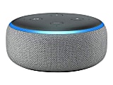 Amazon Echo Dot (3rd Generation) - Smart speaker - Bluetooth, Wi-Fi - App-controlled - heather gray 1 thumbnail image