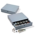Office Depot® Brand Large-Capacity Manual Cash Drawer, 3 7/8"H x 17 3/4"W x 15 7/8"D, Gray 1 thumbnail image