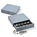 Office Depot® Brand Large-Capacity Manual Cash Drawer, 3 7/8"H x 17 3/4"W x 15 7/8"D, Gray