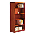 Alera® Verona Veneer Series 5-Shelf Bookcase, 66"H x 36"W x 14"D, Cherry