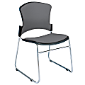 OFM Multi-Use Stack Chairs, Fabric Seat & Back, Gray, Set Of 4 1 thumbnail image