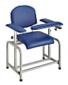 Alpine AdirMed Blood Drawing Chair, Blue/Gray 1 thumbnail image