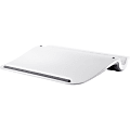 Choiix "Comforter" Lap desk Cooling Pad White/gray for 12"-17" support