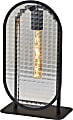 Adesso® Landon Table Lantern, 16-2/5”H, Patterned Glass/Black 1 thumbnail image