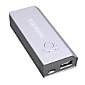Duracell® Portable Power Bank With 4000 mAh Battery, Silver 1 thumbnail image