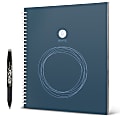 Rocketbook Wave Smart Reusable Standard Size Notebook, 8-1/2" x 9-1/2", 1 Subject, Dot-Grid Ruled, 40 Sheets, Blue 1 thumbnail image