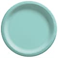 Amscan Round Paper Plates, Robin’s Egg Blue, 10”, 50 Plates Per Pack, Case Of 2 Packs 1 thumbnail image