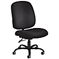 OFM Big And Tall Fabric Chair, Black