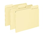 Pendaflex® CutLess WaterShed File Folders, 1/3 Cut, Letter, 100 Folder Per Box, Manila