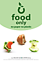 Recycle Across America Food Standardized Recycling Label, FOOD-1007, 10" x 7", Light Green 1 thumbnail image