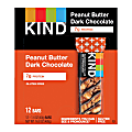 KIND Plus Dark Chocolate Peanut Butter Bars, 1.4 Oz, Box Of 12 Bars