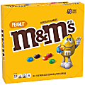 M&M's® Peanut Chocolate Candies, 1.74 Oz, Box Of 48