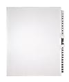 Office Depot® Brand Legal Index Exhibit Unpunched Dividers With Laminated Tabs, Black/White, Numbered 1-25 1 thumbnail image