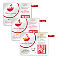 Custom Printed 1, 2 or 3 Color Window Cling Decal, 4" x 5" Rectangle,  Box of 250 1 thumbnail image