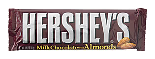 Hershey's® Milk Chocolate With Almonds, 1.45 Oz, Box Of 36