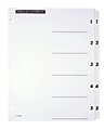 Office Depot® Brand Table Of Contents Customizable Index With Preprinted Tabs, White, Numbered 1-5 1 thumbnail image