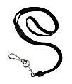 GBC® Badgemates Breakaway Lanyards, 23", Black, Pack Of 12