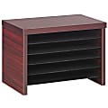 Alera® Valencia Series Under-Counter File Organizer Shelf, 11"H x 16"W x 10"D, Mahogany 1 thumbnail image