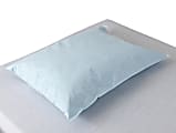 Medline Disposable Tissue/Poly Pillowcases, 21"H x 30"W, Blue, Pack Of 100