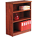 Alera® Valencia Series Bookcase/Storage Cabinet, 3 Shelves, Medium Cherry