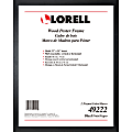 Lorell Solid Wood Poster Frame - 22" x 28" Frame Size - Rectangle - Horizontal, Vertical - Black - 1 Each 1 thumbnail image
