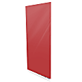 Ghent Aria Low-Profile Magnetic Glass Whiteboard, 36" x 24", Rose