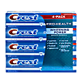 Crest Pro Health Whitening Power Toothpaste, 6.3 Oz, Pack Of 4 Tubes