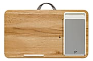 LapGear® Home Office Lap Desk, 21" x 12", Oak Woodgrain