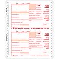 ComplyRight® 1098 Tax Forms, 3-Part, Copies A, B, C, 1-Wide, Continuous, 9" x 11", White, Pack Of 100 Forms