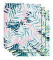 Divoga® 2-Pocket Poly Folder, Tropical Palm Collection, 8 1/2" x 11", Letter Size, Assorted Designs 1 thumbnail image