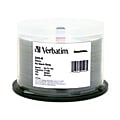 Verbatim DVD-R 4.7GB 16X DataLifePlus Shiny Silver Silk Screen Printable - 50pk Spindle