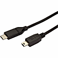 StarTech.com USB-C to Mini-USB Cable - M/M - 2 m 6ft - USB 2.0 - 6.60 ft USB Data Transfer Cable  - USB2CMB2M 1 thumbnail image
