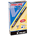 Pilot® Precise™ V7 Liquid Ink Rollerball Pens, Fine Point, 0.7 mm, Blue Barrel, Blue Ink, Pack Of 12 4 thumbnail image