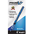Pilot® Precise™ V7 Liquid Ink Rollerball Pens, Fine Point, 0.7 mm, Blue Barrel, Blue Ink, Pack Of 12 1 thumbnail image