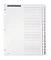 Office Depot® Brand Table Of Contents Customizable Index With Preprinted Tabs, White, Numbered 1-31 1 thumbnail image