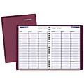 DayMinder® Weekly Appointment Book, 8" x 11", 30% Recycled, Burgundy, January–December 2017