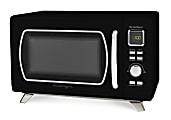 Nostalgia Mid-Century Retro Microwave, 0.9 Cu. Ft., Black 1 thumbnail image