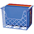 Officemate® Blue Glacier Desktop File Organizer, 10 3/4" x 12 1/2" x 8 5/8", Blue