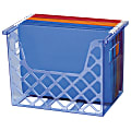 OIC Officemate Blue Glacier Desktop File Organizer, 10 3/4" x 12 1/2" x 8 5/8", Blue 1 thumbnail image