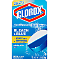 Clorox Ultra Clean Toilet Tablets Bleach & Blue - Tablet - 2.47 oz (0.15 lb) - Rain Clean Scent - 1 Each - Blue