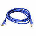 Belkin - Patch cable - TAA Compliant - RJ-45 (M) to RJ-45 (M) - 5 ft - UTP - CAT 5e - molded, snagless, stranded - blue 1 thumbnail image