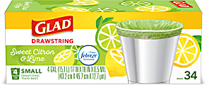 Save on Glad ForceFlex Tall Kitchen Drawstring Bags 13 Gallon Sweet Citron  & Lime Order Online Delivery