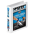 Wilson Jones® "Print Won't Stick" Locking View 3-Ring Binder, 1 1/2" D-Rings, 53% Recycled, White 1 thumbnail image