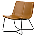 Glamour Home Anwar Accent Chair, Light Brown 1 thumbnail image