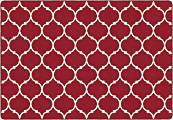 Flagship Carpets Moroccan Trellis Rectangular Rug, 100" x 144", Red