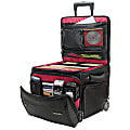Ativa™ Mobil-IT Rolling Briefcase Ultimate Workmate, 14"H x 14.25"W x 14.25"D, Black 1 thumbnail image