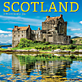 2024 Willow Creek Press Scenic Monthly Wall Calendar, 12" x 12", Scotland, January To December