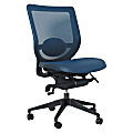 ChairWorks® Aqua III Series Mesh Executive Chair, 42 3/4"H x 19 3/4"W x 23 3/4"D, Navy 1 thumbnail image